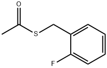 Thioacetic acid S-(2-fluoro-benzyl) ester Struktur