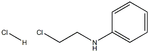 N-(2-Chloroethyl)aniline hydrochloride Struktur