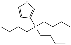 Tributyl-3-furanyl-stannane Struktur