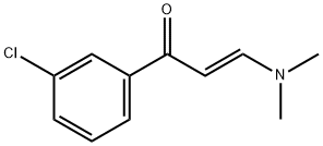 (E)-1-(3-Chlorophenyl)-3-diMethylaMinopropenone Struktur