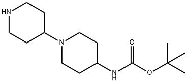 tert-butyl 1-(piperidin-4-yl) Struktur