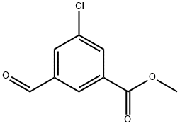 Methyl 3-Chloro-5-forMylbenzoate Struktur