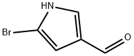 1H-Pyrrole-3-carboxaldehyde, 5-broMo- Structure