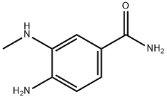 4-aMino-3-(MethylaMino)benzaMide Struktur