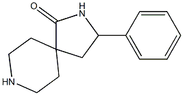 3-phenyl-2,8-diazaspiro[4,5]decan-1-one Struktur