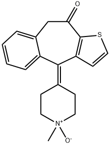 Ketotifen N-Oxide Struktur