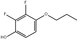 2,3-difluoro-4-propoxyphenol Struktur