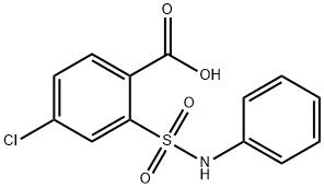 4-Chloro-2-(N-phenylsulfaMoyl)benzoic acid Struktur