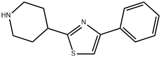 4-Phenyl-2-(piperidin-4-yl)thiazole Struktur