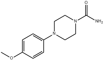 4-(4-methoxyphenyl)piperazine-1-carboxamide Struktur