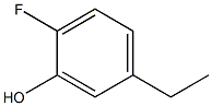 5-ETHYL-2-FLUOROPHENOL Struktur