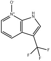 1H-Pyrrolo[2,3-b]pyridine, 3-(trifluoroMethyl)-,7-oxide Struktur