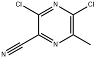 3,5-Dichloro-6-Methylpyrazine-2-carbonitrile Struktur