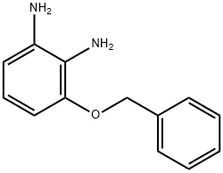 3-(ベンジルオキシ)ベンゼン-1,2-ジアミン 化學構造式