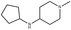 N-cyclopentyl-1-methylpiperidin-4-amine Struktur