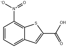 7-Nitrobenzo[b]thiophene-2-carboxylic acid Struktur