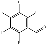 4-Methyl-2,3,5,6-tetrafluoro-benzaldehyde Struktur