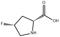 (4R)-4-Fluoro-D-proline Struktur