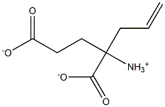 2-AMMonio-2-(2-carboxyethyl)pent-4-enoate Struktur