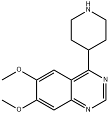 6,7-diMethoxy-4-(piperidin-4-yl)quinazoline Struktur