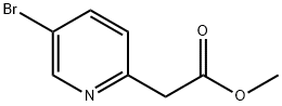 Methyl 2-(5-broMopyridin-2-yl)acetate Struktur