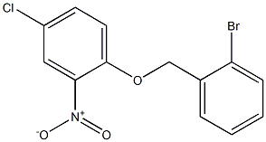 1-(2-BroMobenzyloxy)-4-chloro-2-nitrobenzene Struktur