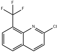 2-chloro-8-(trifluoroMethyl) quinoline Struktur