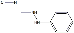 Hydrazine, 1-Methyl-2-phenyl-, hydrochloride (1:1) Struktur