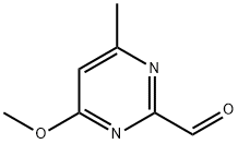 4-Methoxy-6-MethylpyriMidine-2-carbaldehyde Struktur