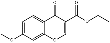 Ethyl 7-Methoxy-4-oxo-4H-chroMene-3-carboxylate Struktur