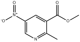 Methyl 2-Methyl-5-nitronicotinate Struktur