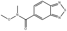 N-Methoxy-N-Methyl-2,1,3-benzothiadiazole-5-carboxaMide Struktur