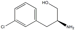 (S)-b-AMino-3-chlorobenzenepropanol Struktur