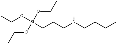 N-Butyl-3-aminopropyltriethoxysilane Structure