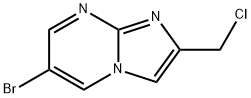 6-Bromo-2-(chloromethyl)imidazo[1,2-a]pyrimidine Struktur