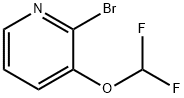 2-broMo-3-(difluoroMethoxy)pyridine Struktur