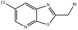 2-(BroMoMethyl)-6-chlorothiazolo[5,4-b]pyridine Struktur