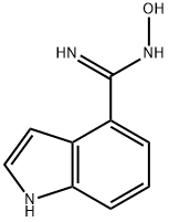 N'-hydroxy-1H-indole-4-carboxiMidaMide Struktur