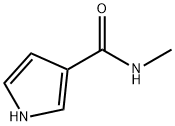 N-methyl-1H-pyrrole-3-carboxamide Struktur