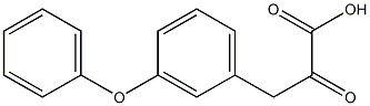 Benzenepropanoic acid, .alpha.-oxo-3-phenoxy- Struktur