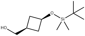 cis-3-[[(1,1-DiMethylethyl)diMethylsilyl]oxy]cyclobutaneMethanol Struktur