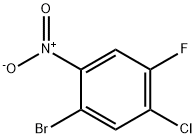 2-BroMo-4-chloro-5-fluoronitrobenzene Struktur