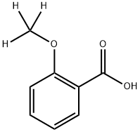 Salicylic Acid Methyl Ether-d3 Struktur