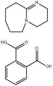 1,2-Benzenedicarboxylic acid, compd.with 2,3,4,6,7,8,9,10-octahydropyrimido[1,2-a]azepine Struktur