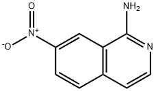 7-Nitro-1-isoquinolinaMine Struktur