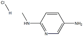 5-Amino-2-methylaminopyridine,HCl salt Struktur