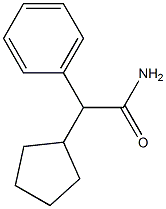 2-cyclopentyl-2-phenylacetamide Struktur