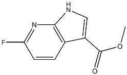 6-Fluoro-7-azaindole-3-caroboxylic acid Methyl ester Struktur