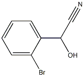 2-(2-broMophenyl)-2-hydroxyacetonitrile Struktur