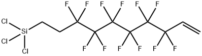 DODECAFLUORODEC-9-ENE-1-YLTRICHLOROSILANE Struktur